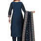 Trendy Suit Chanderi Blue Embroidered Salwar Kameez