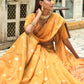 Trendy Saree Chanderi Silk Mustard Weaving Saree
