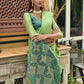 Classic Chanderi Silk Green Weaving Saree