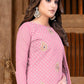 Trendy Suit Chanderi Pink Embroidered Salwar Kameez