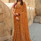 Trendy Saree Chiffon Mustard Lace Saree