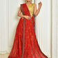 Casual Chiffon Red Digital Print Saree