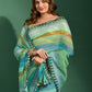 Contemporary Chiffon Multi Colour Embroidered Saree