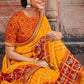Trendy Saree Chiffon Mustard Fancy Work Saree