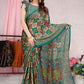 Trendy Saree Chiffon Green Patola Print Saree