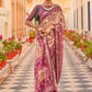 Contemporary Chiffon Silk Multi Colour Print Saree