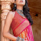 Trendy Saree Chiffon Pink Print Saree
