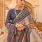 Trendy Saree Chiffon Silk Multi Colour Print Saree