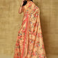 Designer Chinon Yellow Digital Print Saree