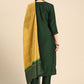 Salwar Suit Chinon Green Embroidered Salwar Kameez