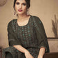 Trendy Suit Chinon Green Embroidered Salwar Kameez