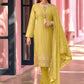 Trendy Suit Chinon Green Embroidered Salwar Kameez