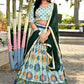 A Line Lehenga Chinon Multi Colour Print Lehenga Choli