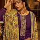 Pakistani Salwar Suit Chinon Purple Embroidered Salwar Kameez