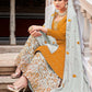 Salwar Suit Chinon Mustard Embroidered Salwar Kameez