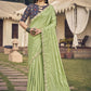 Classic Silk Green Embroidered Saree