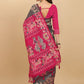 Classic Raw Silk Grey Woven Saree