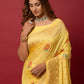 Classic Silk Yellow Woven Saree