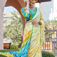 Classic Weight Less Yellow Embroidered Saree