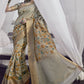 Classic Silk Grey Digital Print Saree