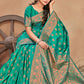 Classic Banarasi Silk Green Weaving Saree