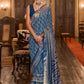 Classic Patola Silk Teal Print Saree