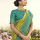 Classic Kanjivaram Silk Green Jacquard Work Saree