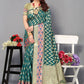 Classic Silk Rama Jacquard Work Saree