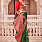 Classic Banarasi Silk Green Weaving Saree