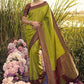 Classic Kanjivaram Silk Green Jacquard Work Saree
