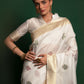 Classic Silk White Weaving Saree