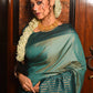 Classic Silk Sea Green Woven Saree
