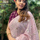 Contemporary Georgette Pink Embroidered Saree