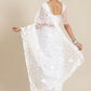 Contemporary Net White Embroidered Saree