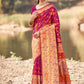 Contemporary Silk Magenta Weaving Saree