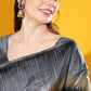 Contemporary Tussar Silk Grey Woven Saree
