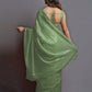 Contemporary Georgette Silk Sea Green Embroidered Saree