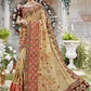 Contemporary Georgette Beige Diamond Saree