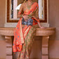 Contemporary Patola Silk Multi Colour Patch Border Saree