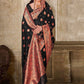 Contemporary Silk Black Weaving Saree