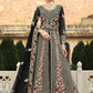 Anarkali Suit Net Black Cord Work Salwar Kameez