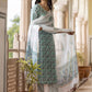 Salwar Suit Cotton Aqua Blue Embroidered Salwar Kameez