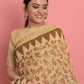 Traditional Saree Cotton Beige Embroidered Saree