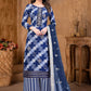 Salwar Suit Cotton Blue Print Salwar Kameez