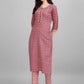 Casual Kurti Cotton Mauve Print Kurtis