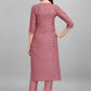 Casual Kurti Cotton Mauve Print Kurtis