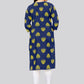 Casual Kurti Cotton Blue Print Kurtis