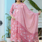 Salwar Suit Cotton Pink Print Salwar Kameez