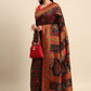 Classic Cotton Black Woven Saree