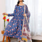 Pant Style Suit Cotton Blue Digital Print Salwar Kameez